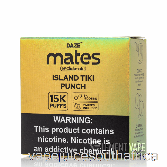 Vape Juice South Africa 7 Daze Mate Pods Island Tiki Punch